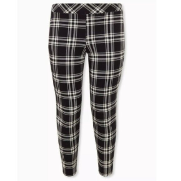 ❤️NWT VINTAGE TORRID LEGGING - LOVELY PLAID - COMFORT WAIST - OPAQUE - PLUS SIZE - Picture 7 of 13